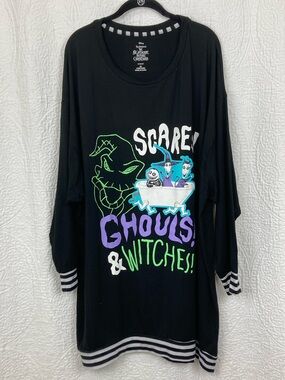 Disney's Nightmare Before Christmas Women's Sleepshirt sz 2X